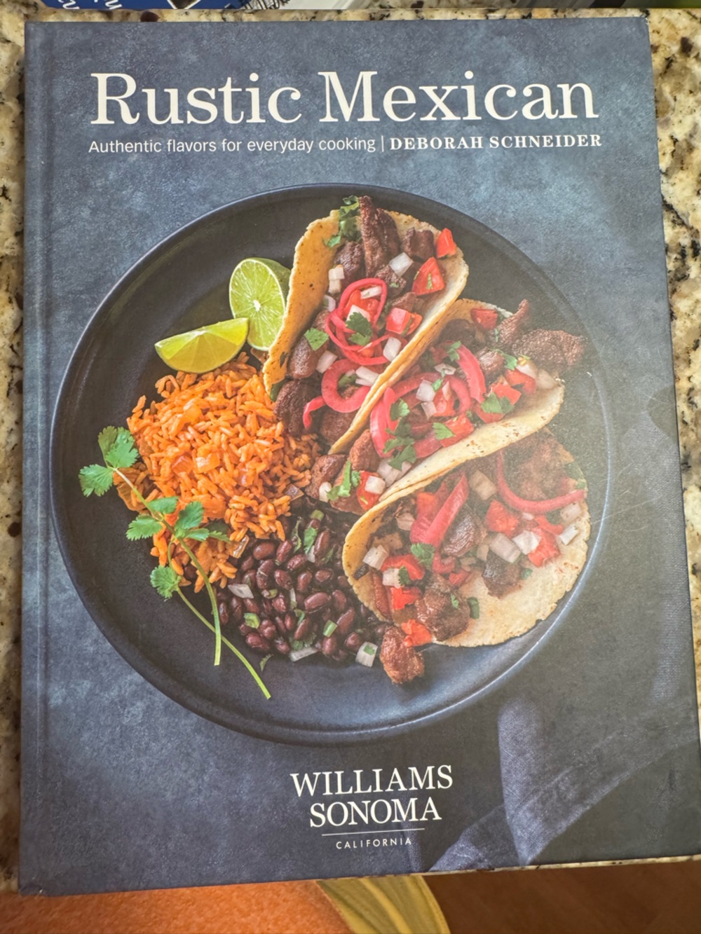 Street-Style Steak Tacos Plate with Rice and Beans